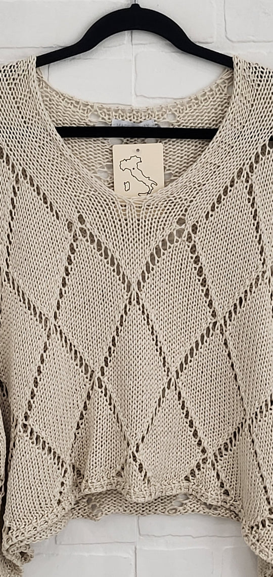 Toscana Open Knit Top