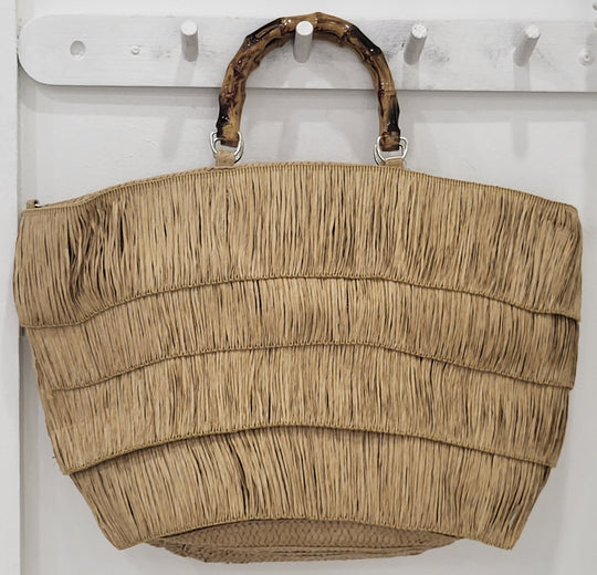 Capri Bamboo Handle Tote