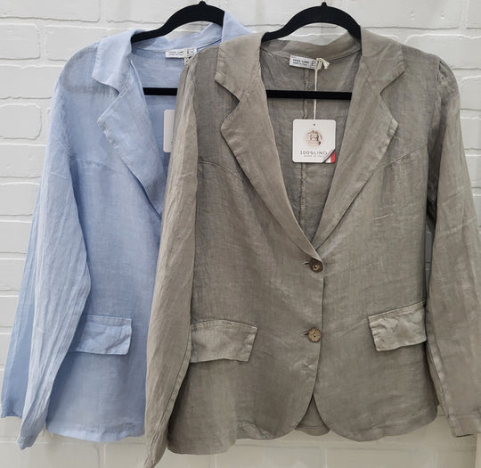 Riviera Linen Blazer