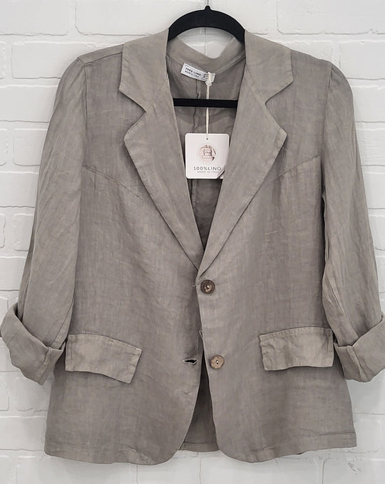 Riviera Linen Blazer