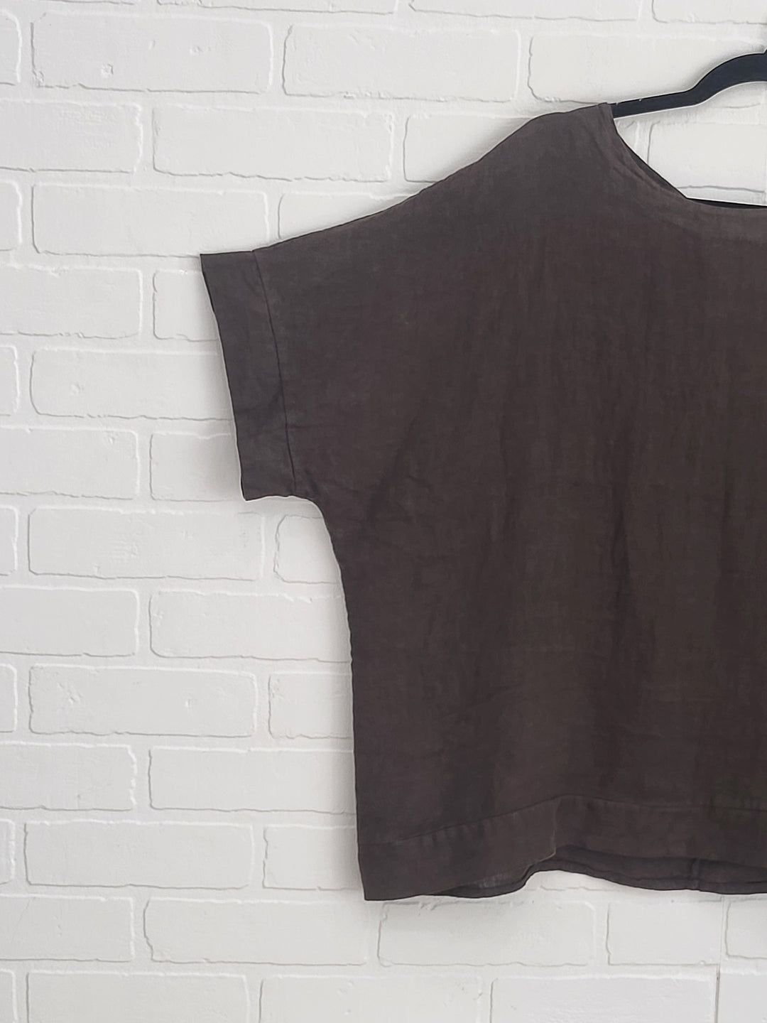 Florence  Linen Tie-Back Top
