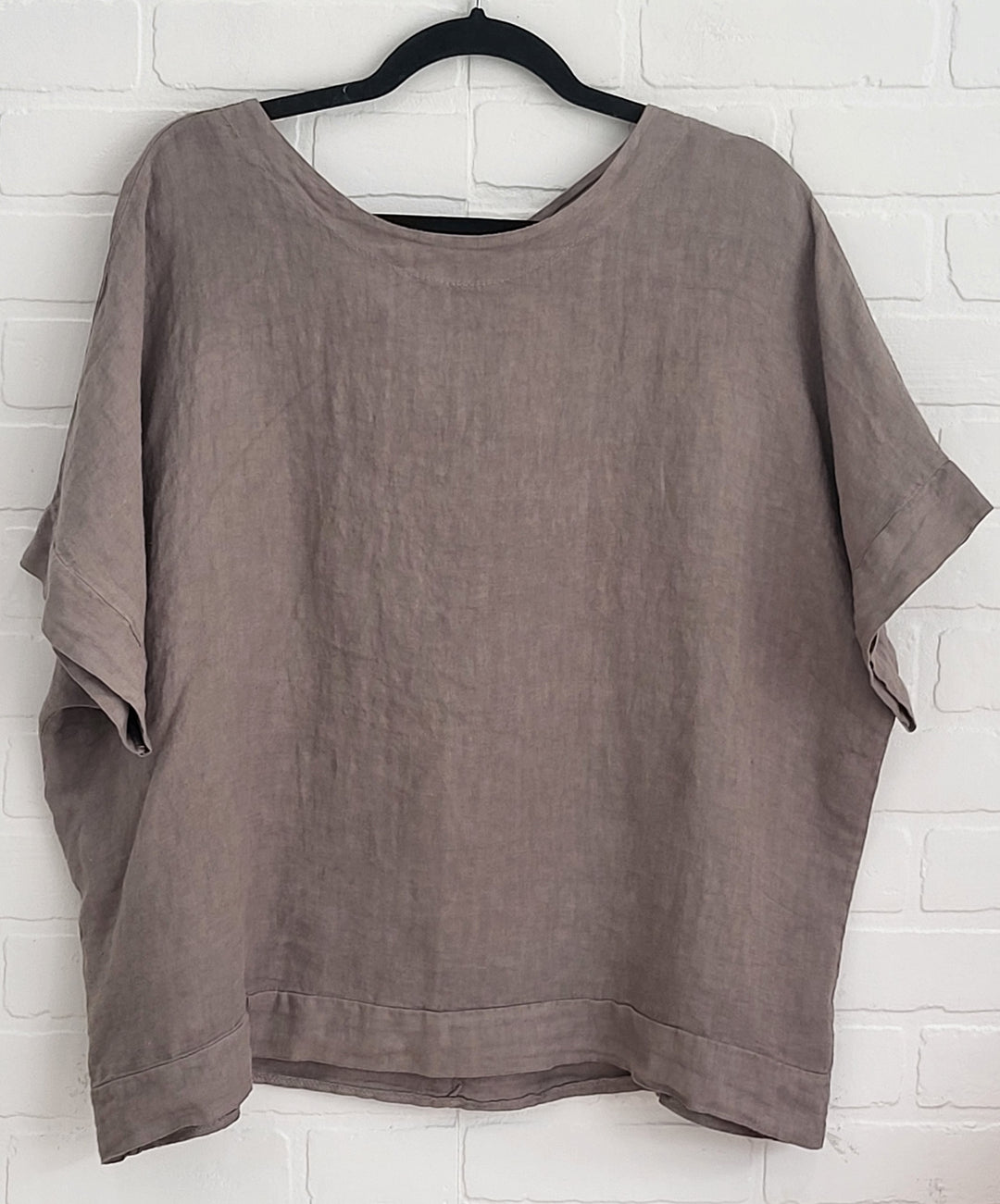 Florence  Linen Tie-Back Top