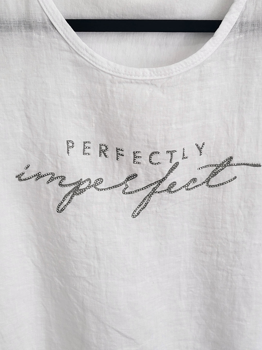 Perfectly Imperfect Graphic Linen Tee