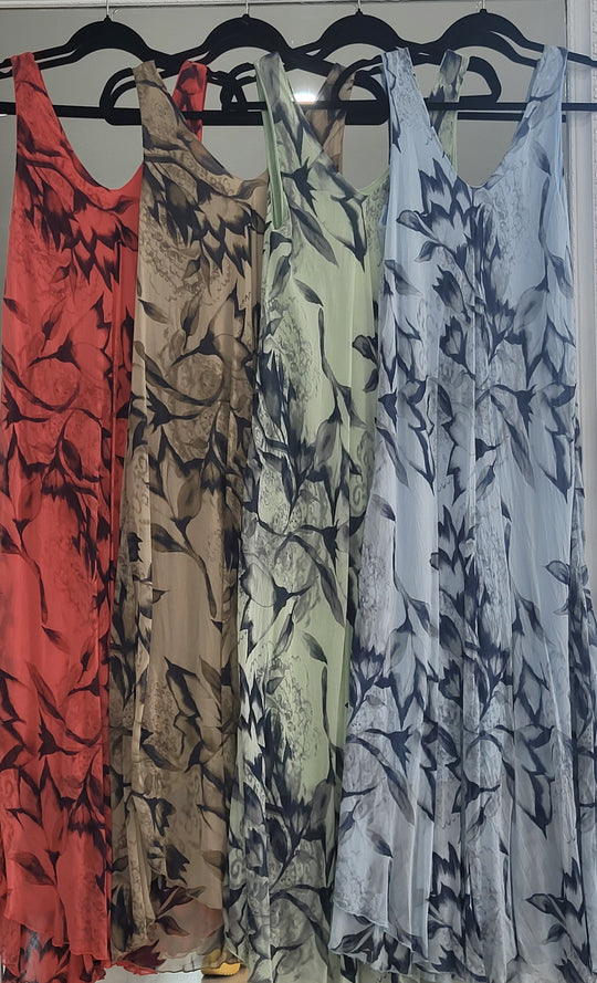 Celeste Silk Flow Dress