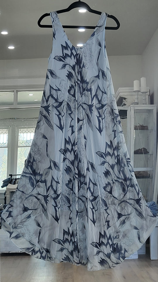 Celeste Silk Flow Dress