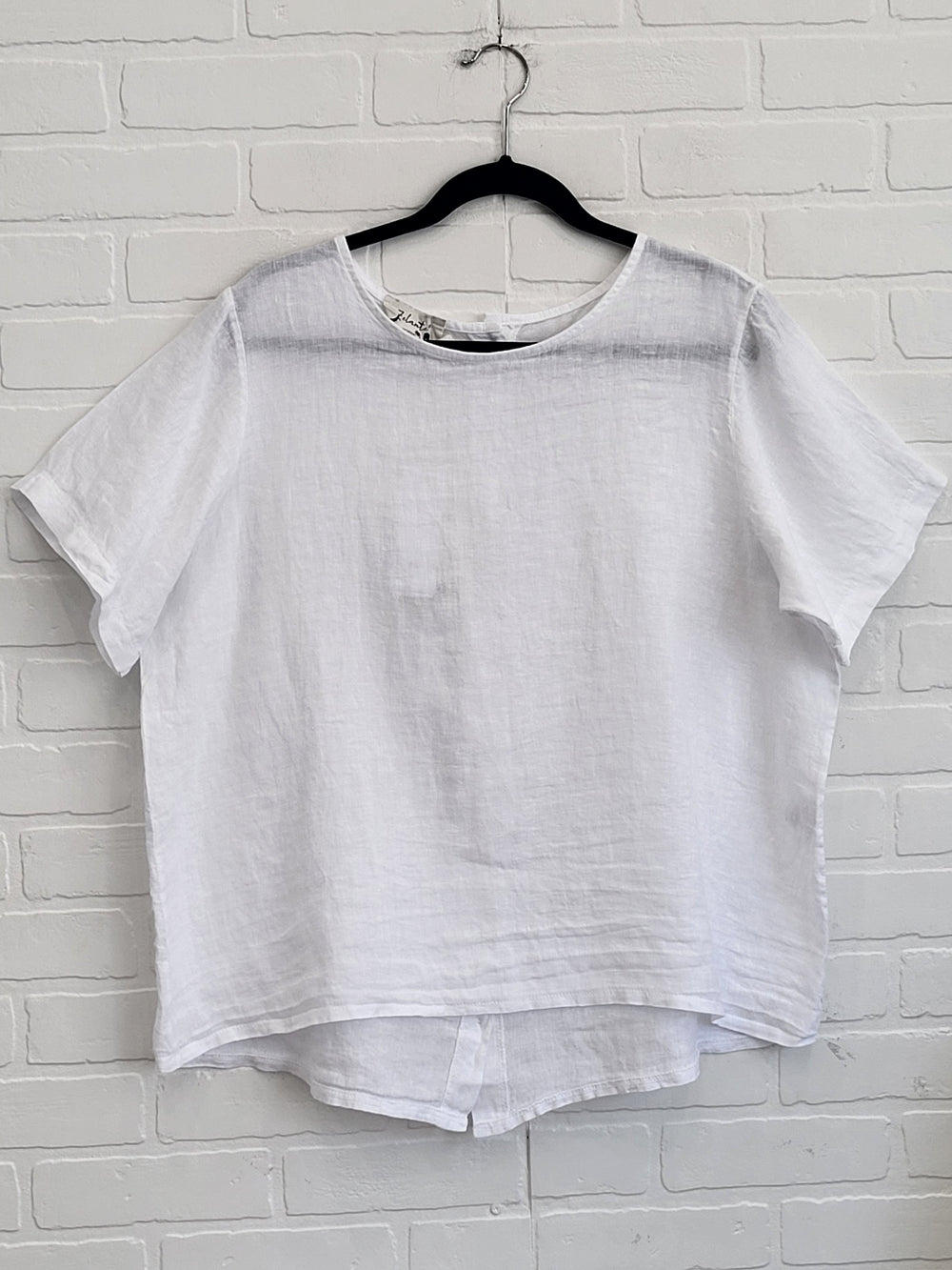 Porto Linen Button Tee