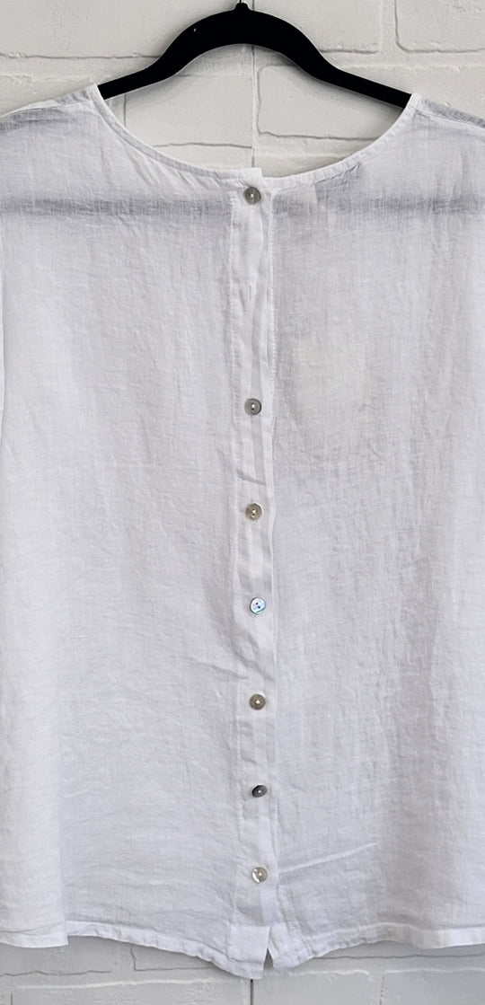 Porto Linen Button Tee