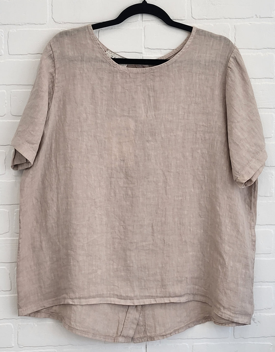 Porto Linen Button Tee