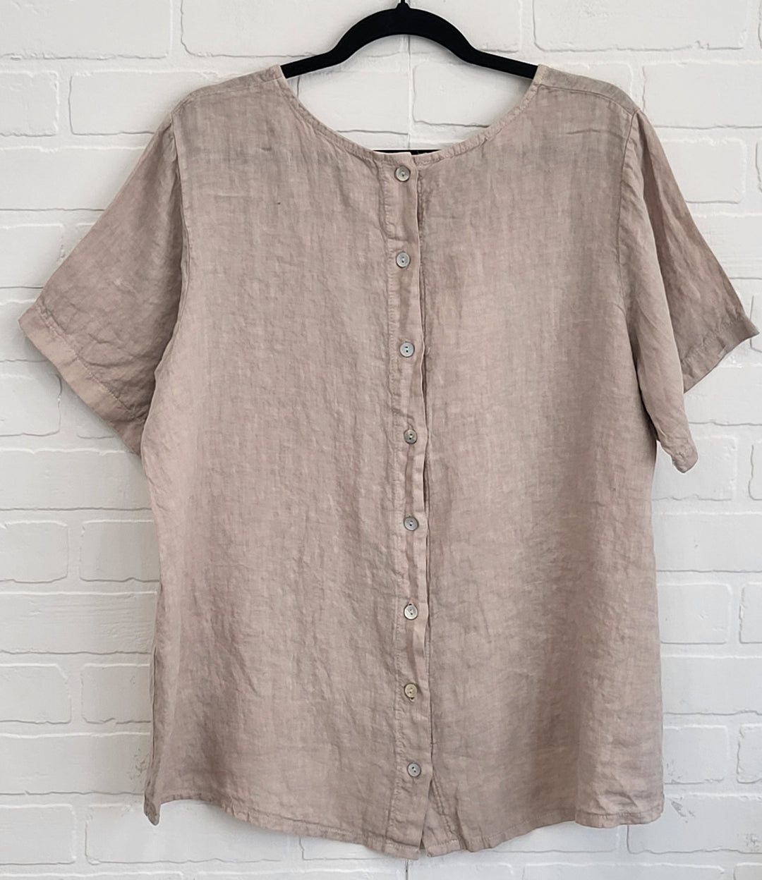 Porto Linen Button Tee