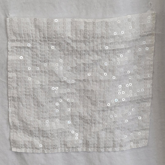 Milano Cotton Tee with Sequin Pocket
