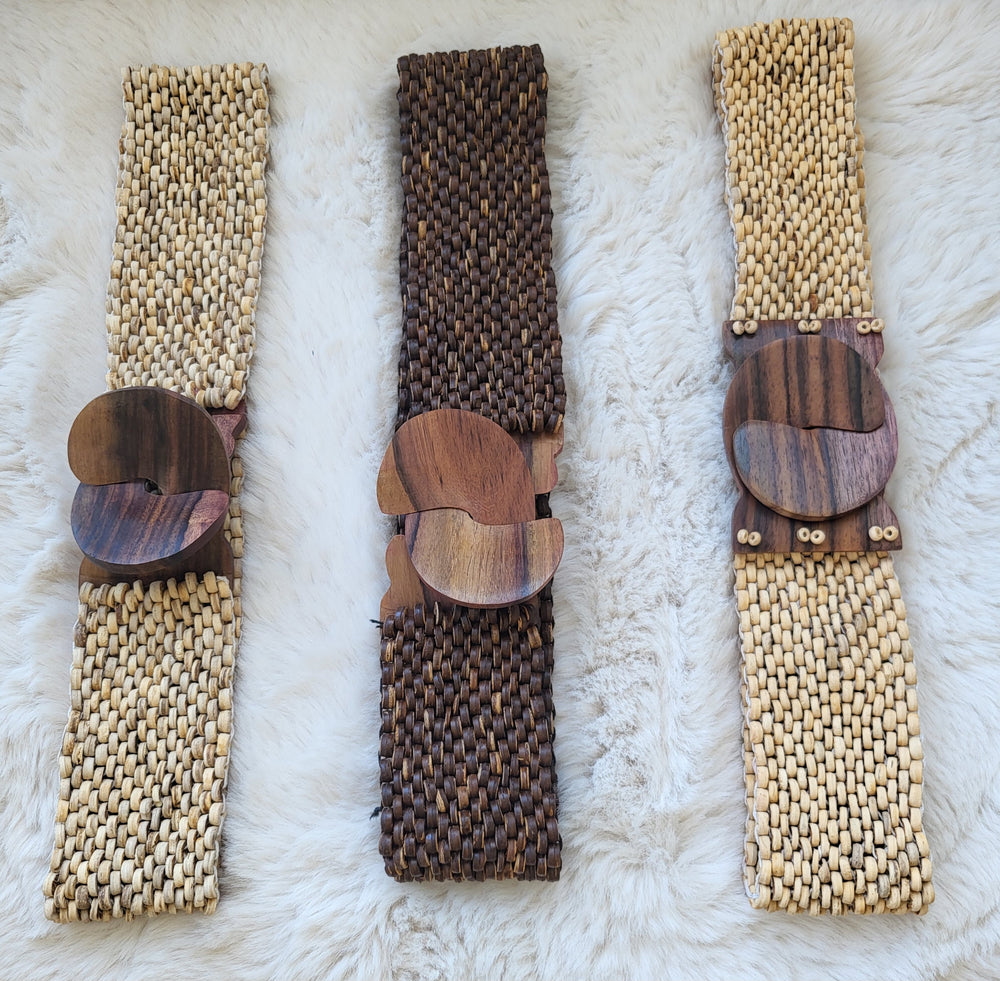 Toscana Woven Bamboo Belt