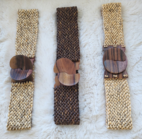 Toscana Woven Bamboo Belt