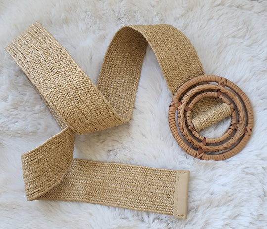 Amalfi Woven Circle Belt
