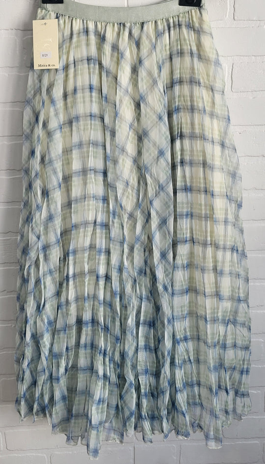 Sorrento Plaid Chiffon Skirt