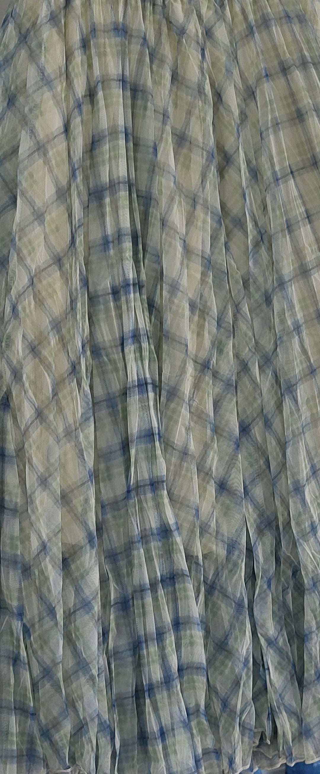 Sorrento Plaid Chiffon Skirt