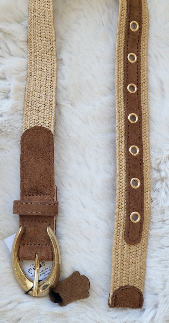 Verona Woven Leather Belt