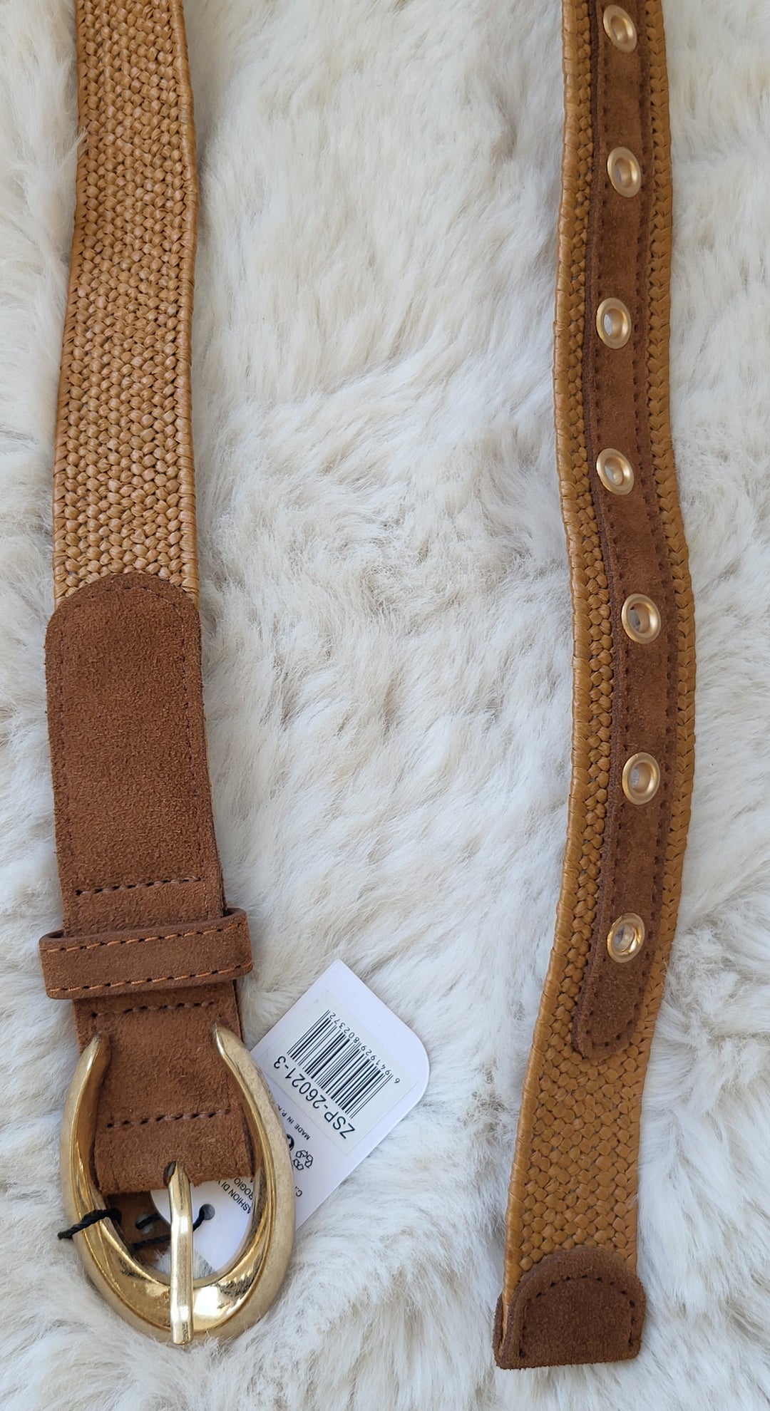 Verona Woven Leather Belt