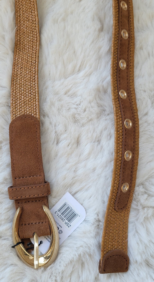 Verona Woven Leather Belt