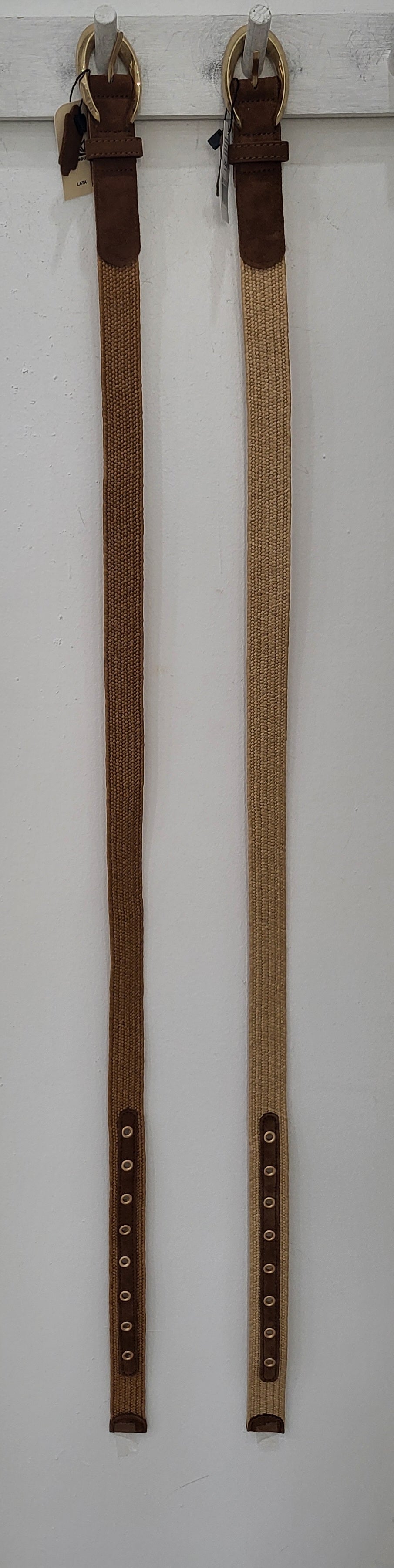 Verona Woven Leather Belt
