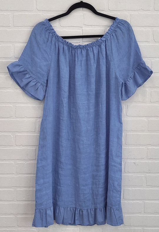 Adorable Ada Linen Dress