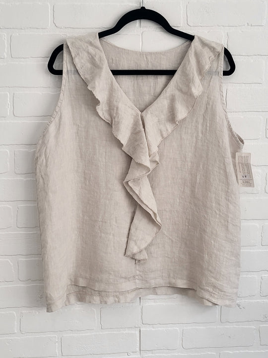 Marina Sleeveless Ruffle Top