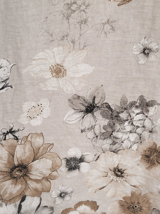Verona Bloom Linen Palzzo Pants