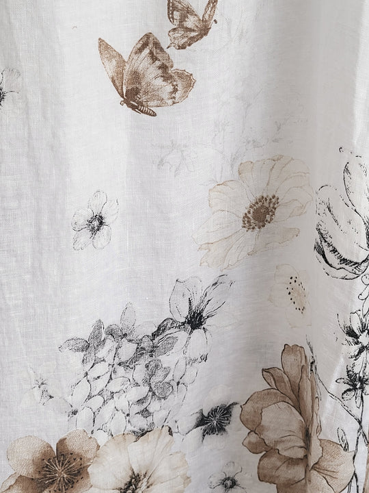 Verona Bloom Linen Palzzo Pants