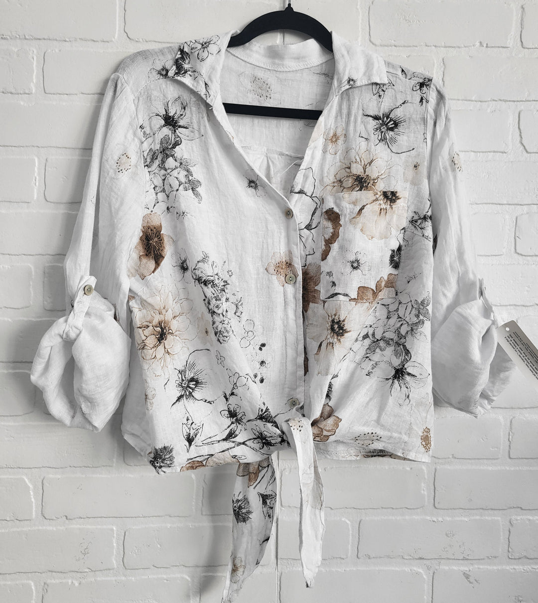 Verona Bloom Linen Shirt