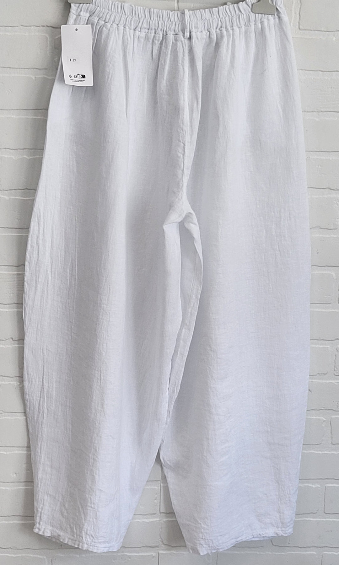 Linen Barrel Pants