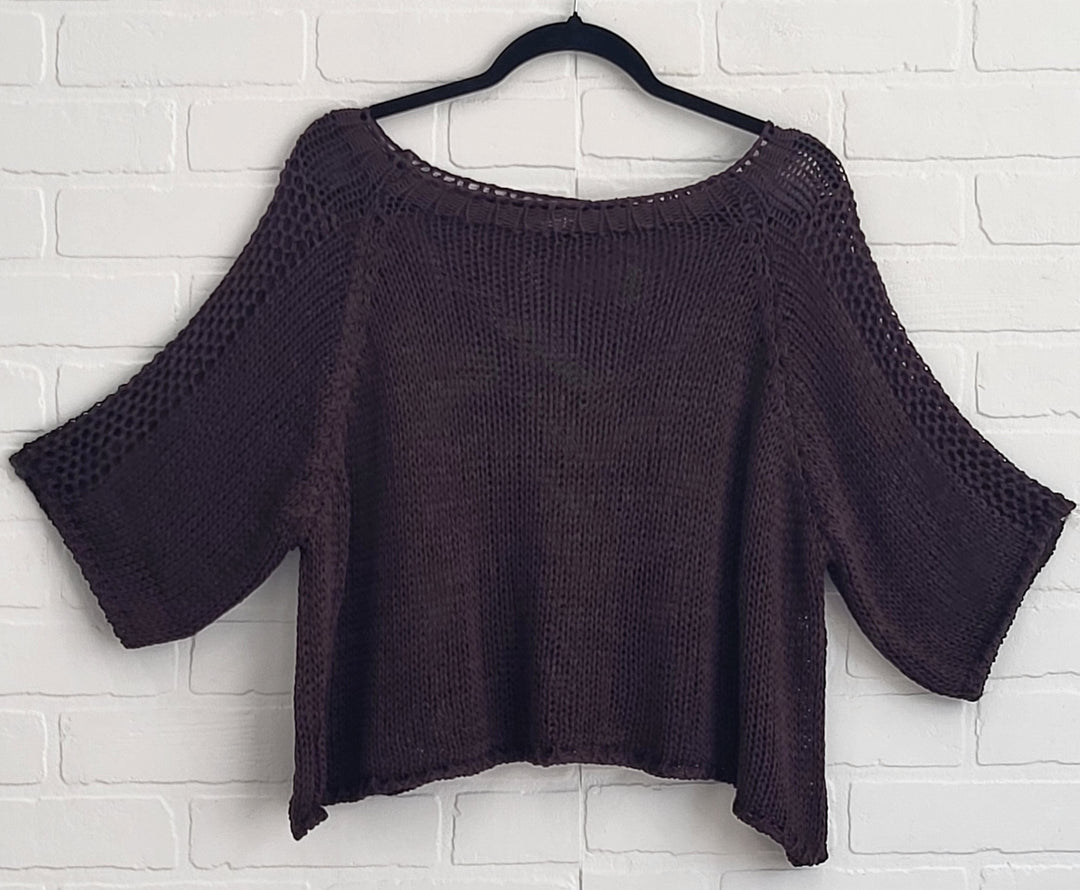 Toscana Air Knit Cotton Top