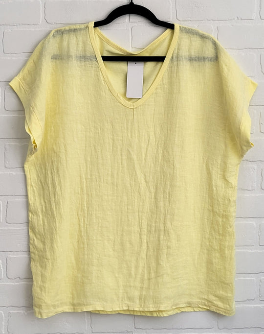 Porto Linen V Tee