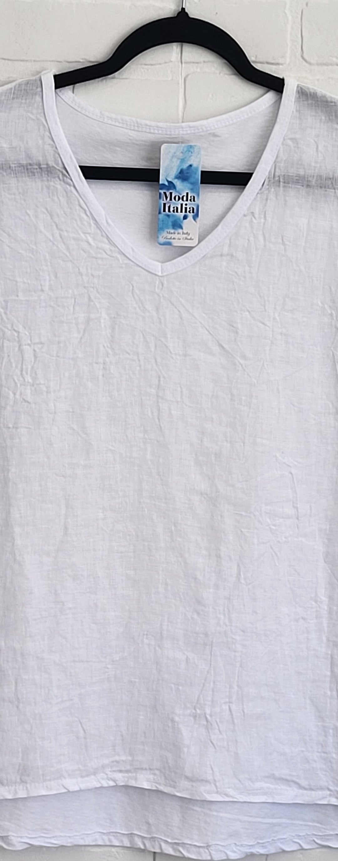Porto Linen V Tee