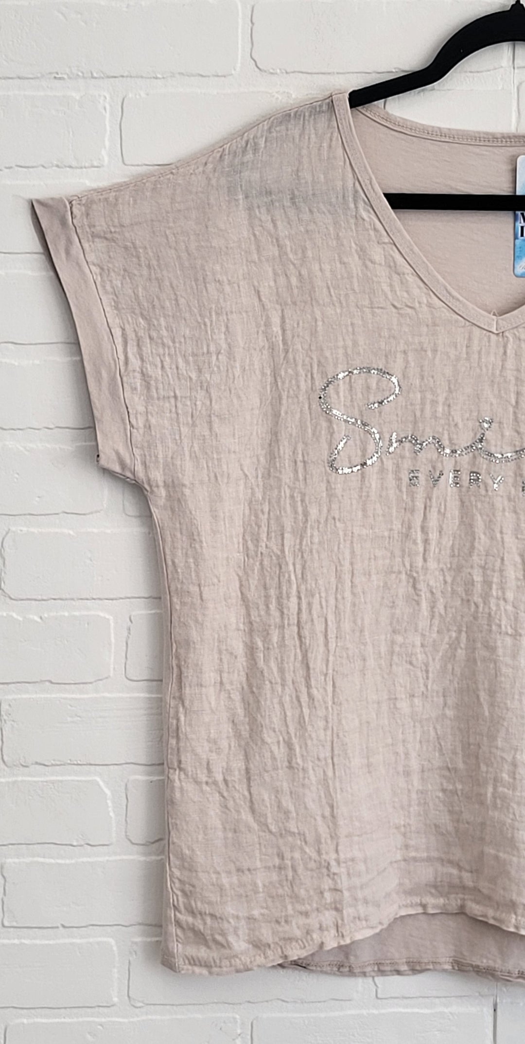 Smile Linen Tee