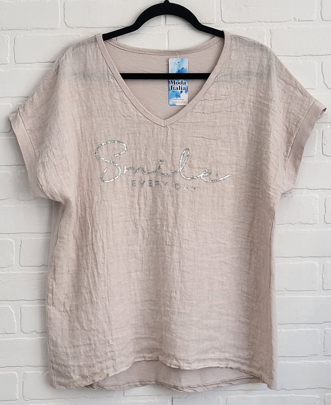 Smile Linen Tee