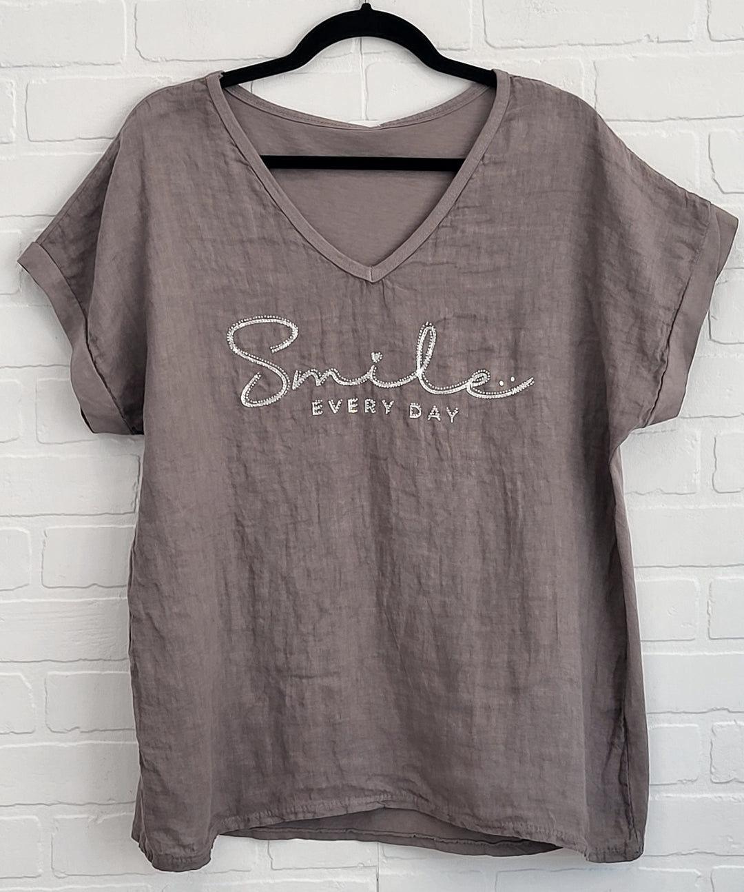 Smile Linen Tee