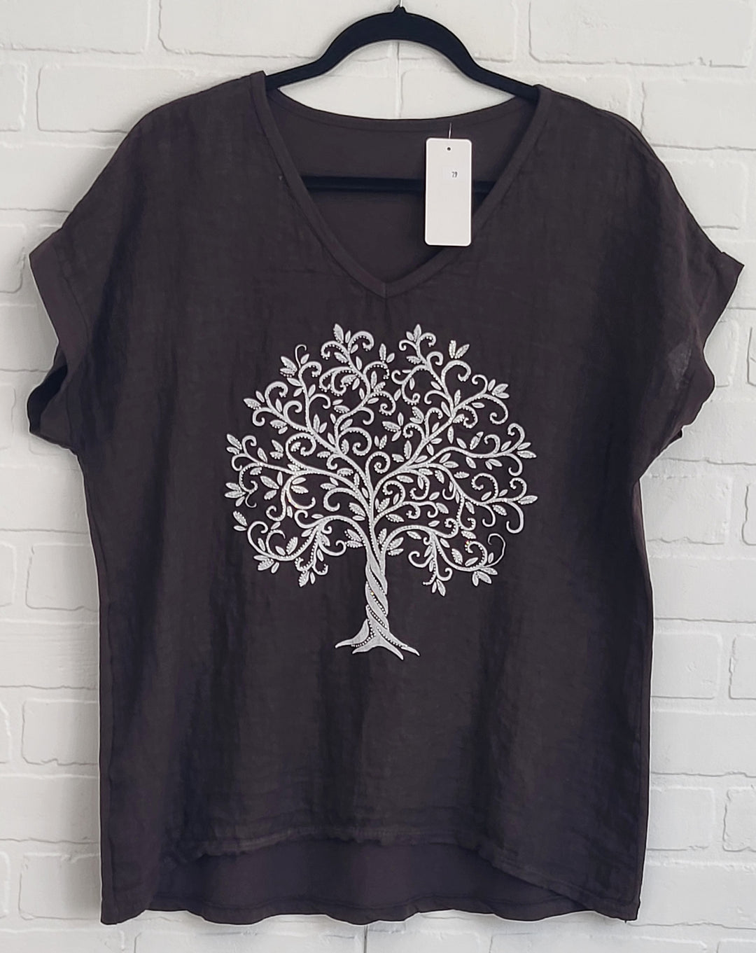 Vita Linen Tree Tee