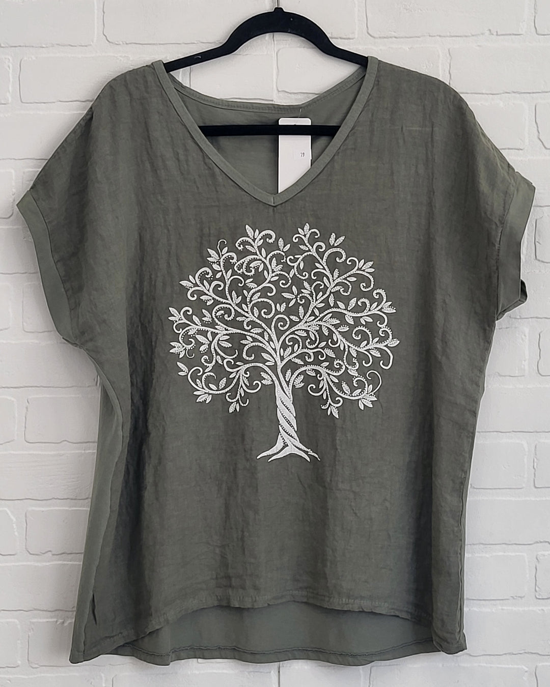 Vita Linen Tree Tee