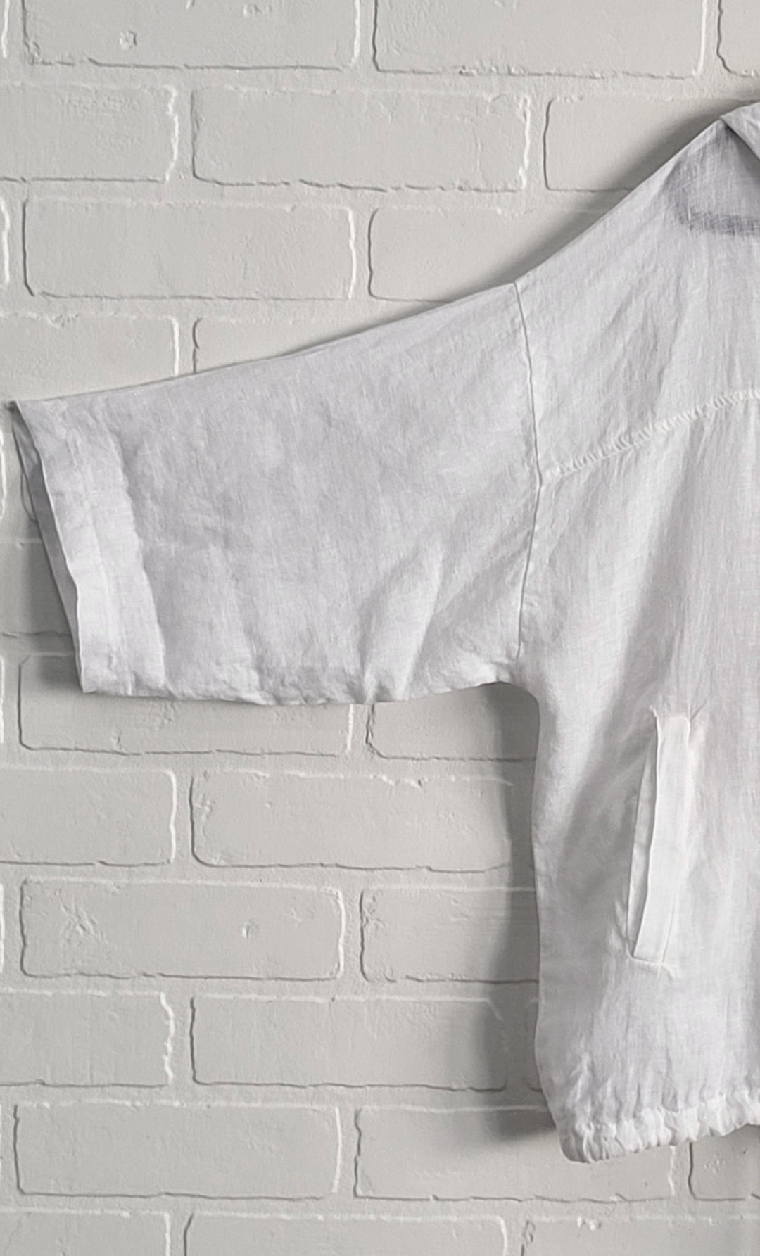 Zelante Linen Zip up Hoodie