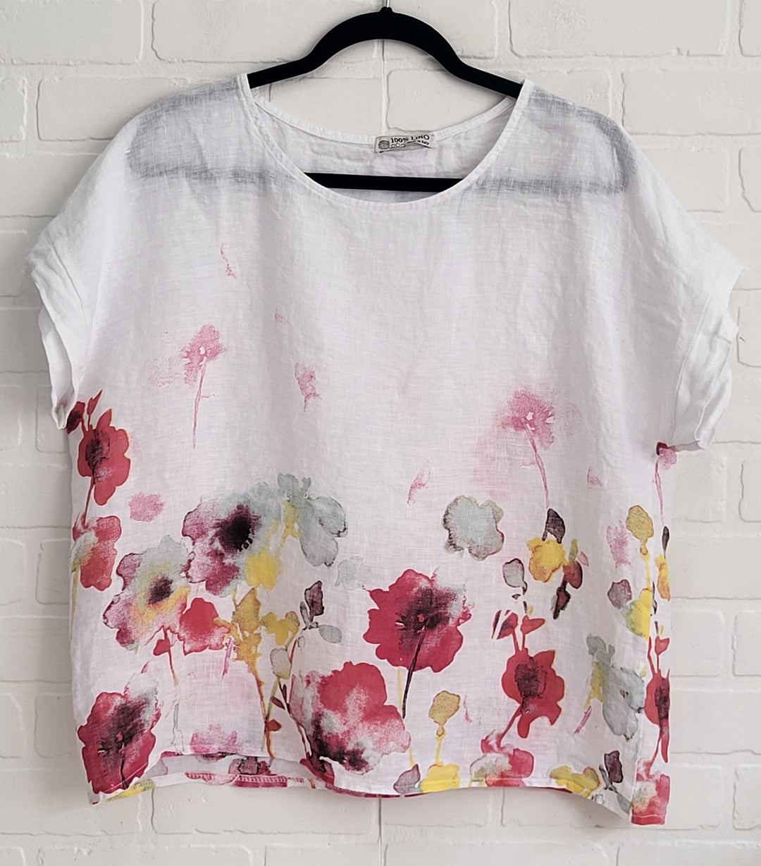 Wild Flower Linen Tee