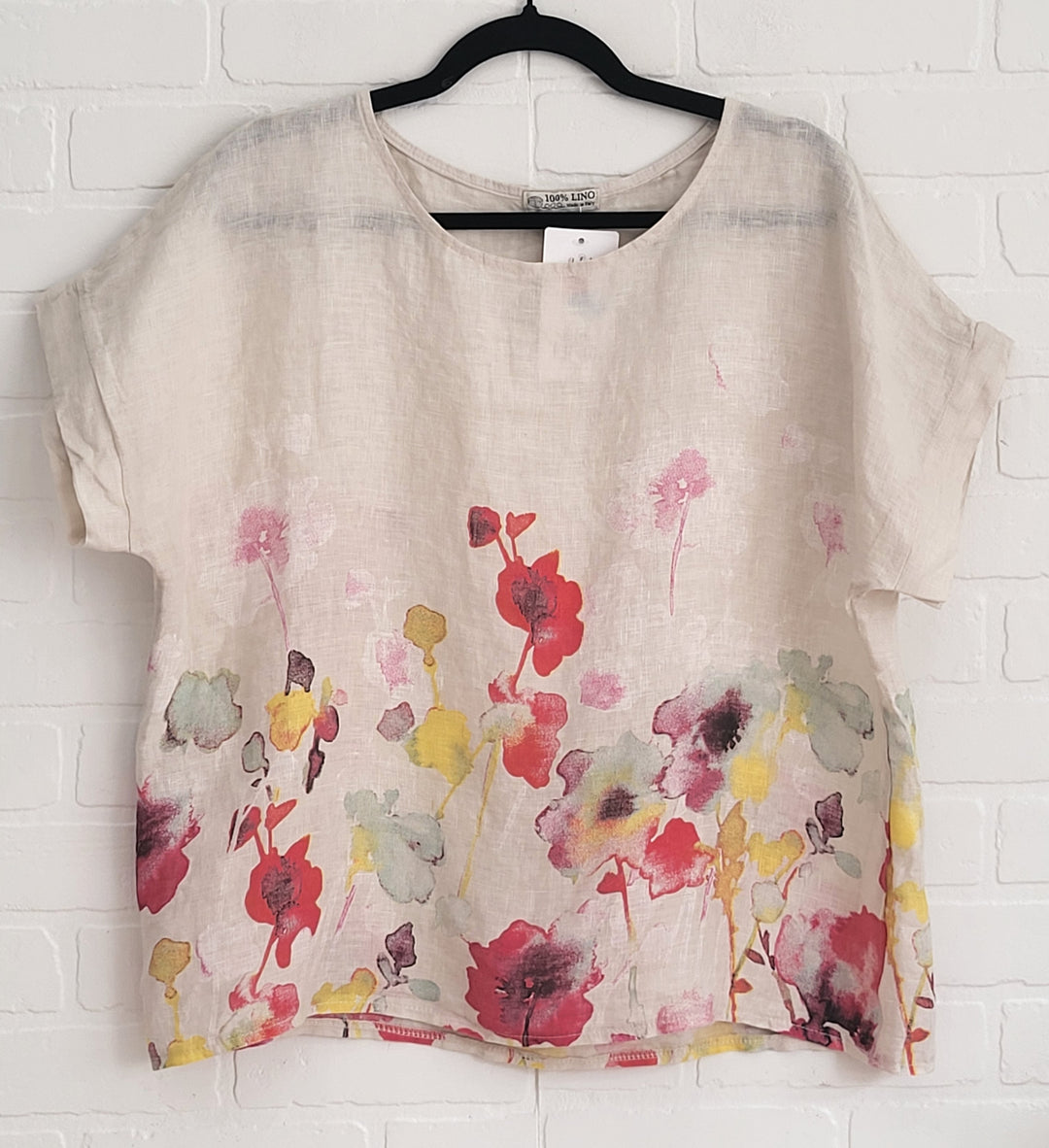 Wild Flower Linen Tee
