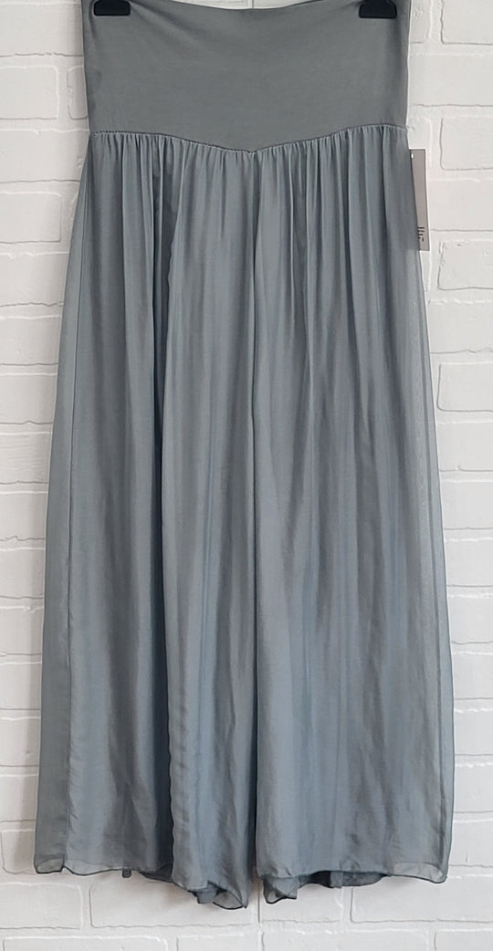 Silk Wide Leg Pants