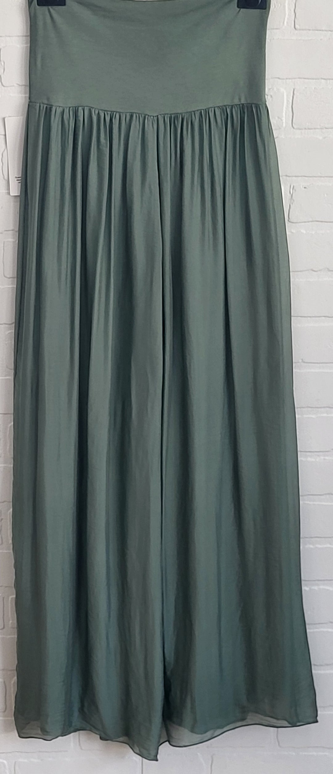 Silk Wide Leg Pants