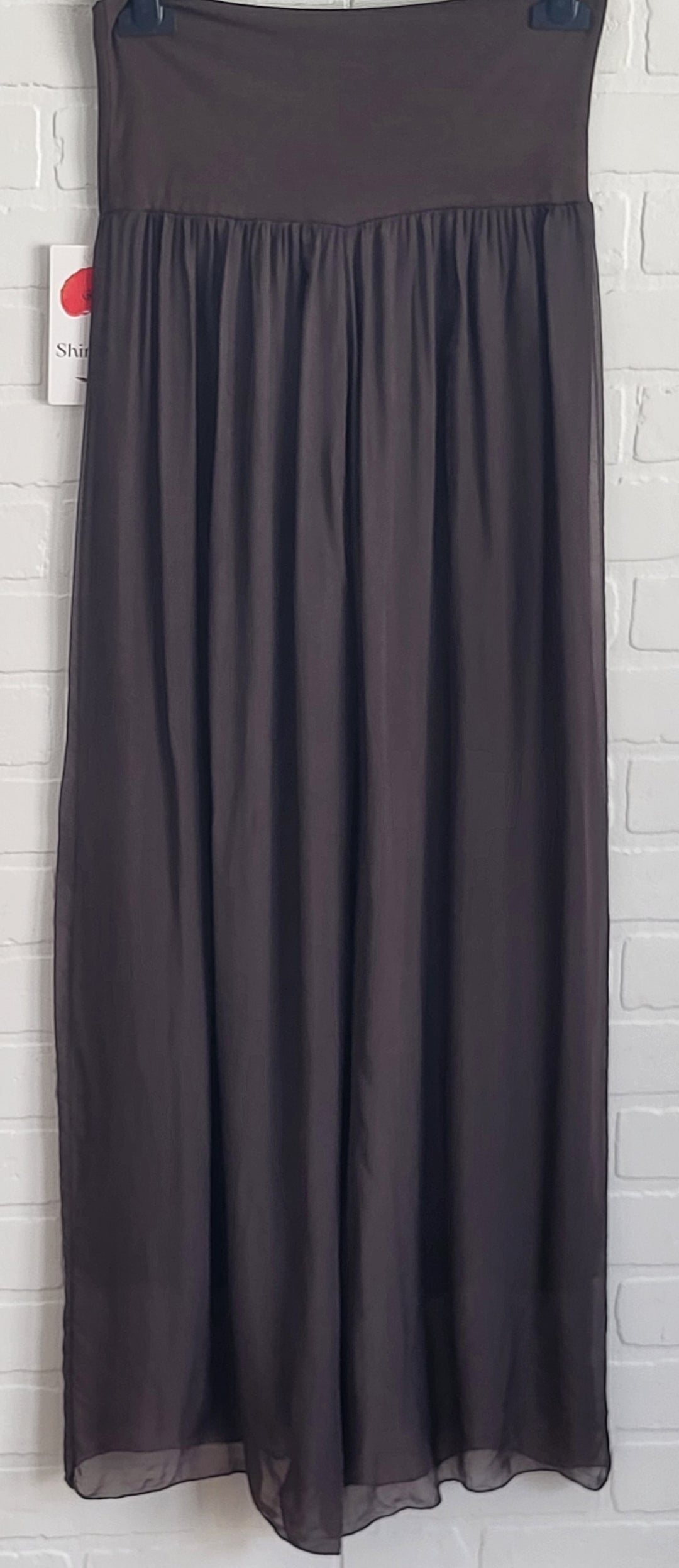 Silk Wide Leg Pants