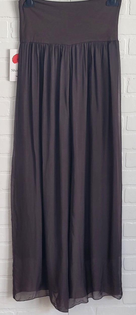 Silk Wide Leg Pants