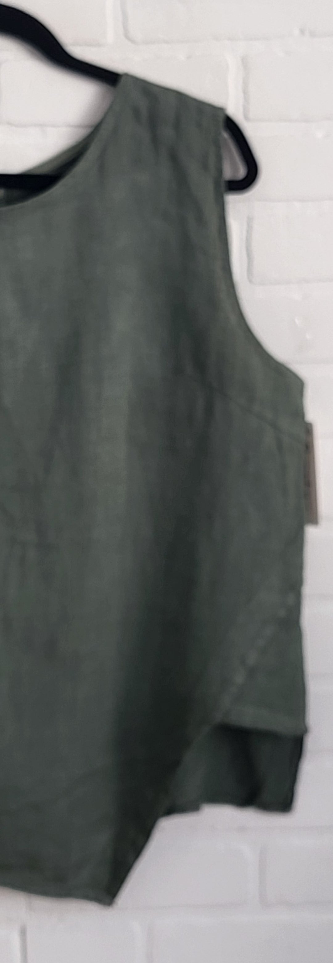 Linen Asymmetrical Top