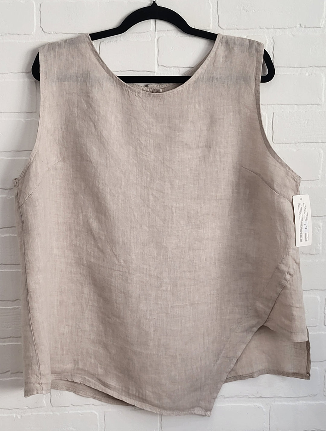 Linen Asymmetrical Top