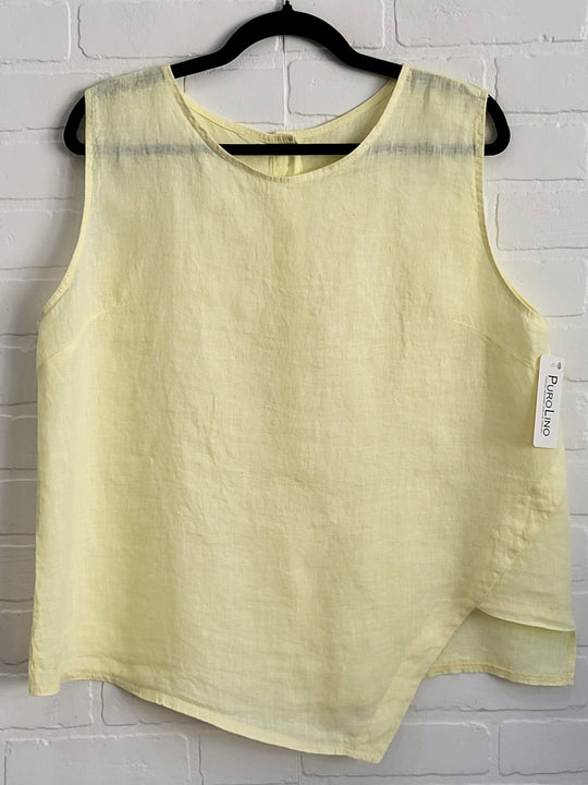 Linen Asymmetrical Top