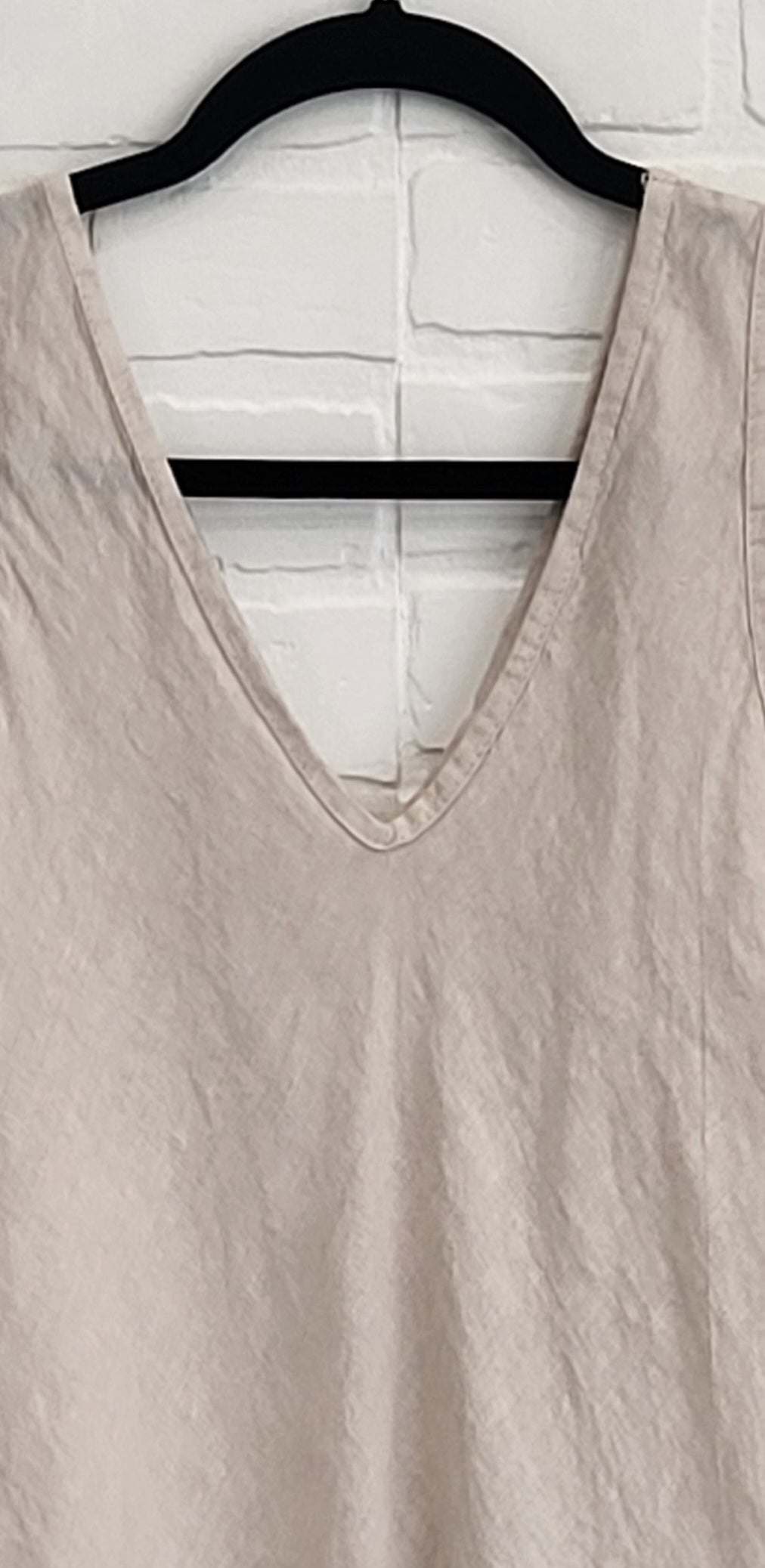 Sleeveless Linen Dress