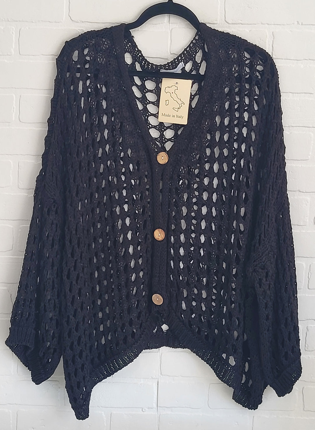 Toscana Crochet Cotton Cardigan