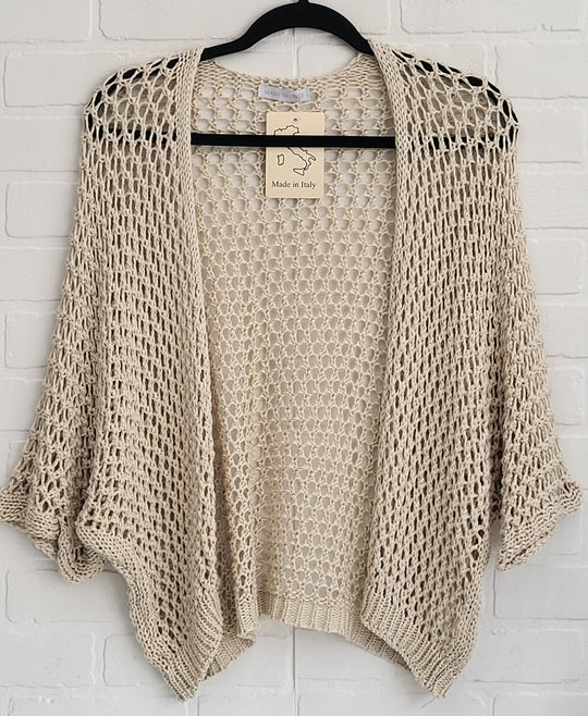 Toscana Open-Knit Cardigan